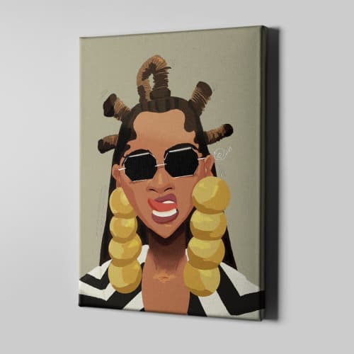 Black is King | Prints in Paintings by $NP Designs