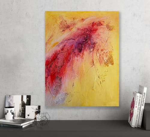 Glory | Oil And Acrylic Painting in Paintings by Brazen Edwards Artist. Item composed of wood and synthetic