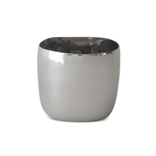 Cuadrado Medium Vessel In Stainless Steel | Vase in Vases & Vessels by Tina Frey. Item composed of steel