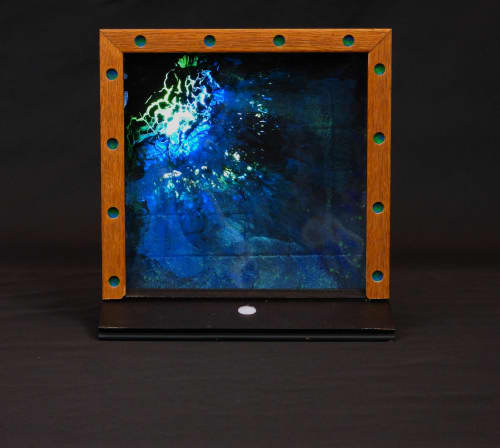 Maelstrom - WorldView Illuminated Desk Sculpture | Sculptures by Scott Williams - Unique Originals