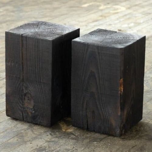 Hyo Table Wood Cube Side Table by Alabama Sawyer Wescover Tables