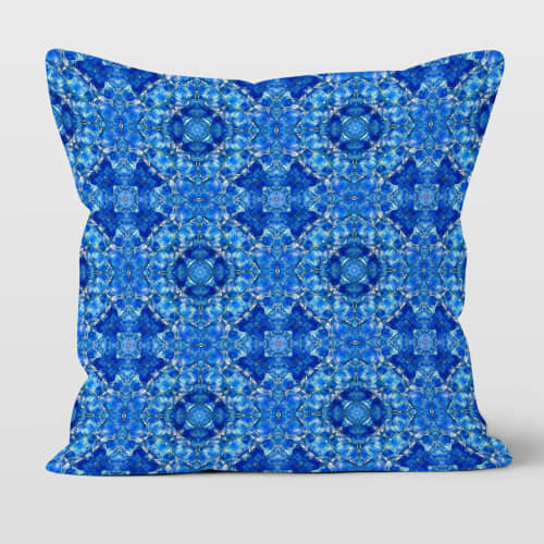 Lisbon Cotton Linen Throw Pillow Cover | Pillows by Brandy Gibbs-Riley