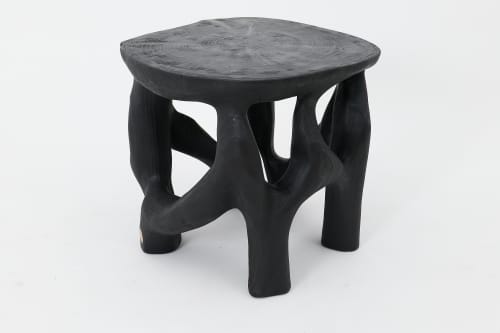 Sculptural Coffee Table, Solid Wood, Contemporary Design, Handmade | Tables by Logniture