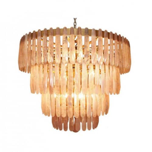 Alan Mizrahi IQ2147 Rose Quartz | Chandeliers by Alan Mizrahi Lighting Design