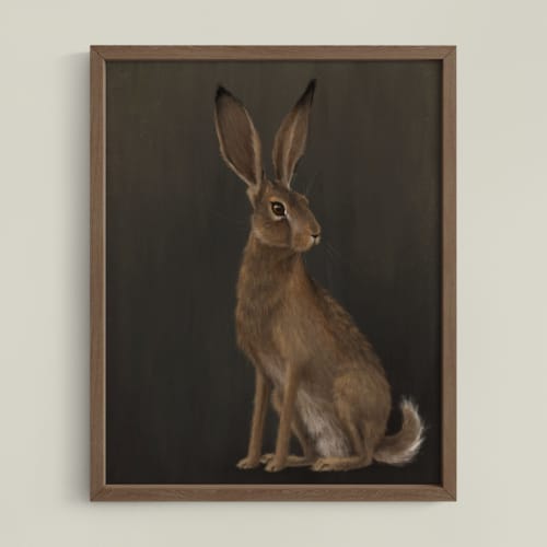 The Hare - Brown Edition | Prints by The Ugly Cat Studio