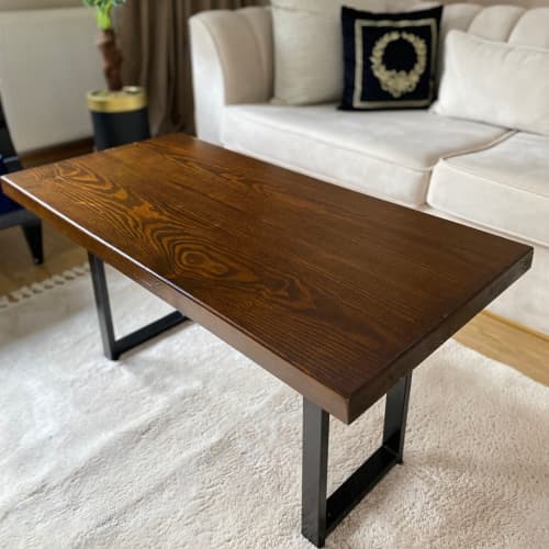 American walnut deals coffee table