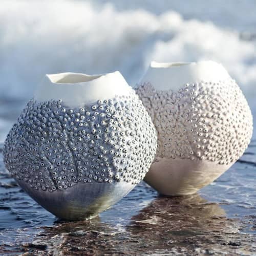 PORIFERA (Vase) | Vases & Vessels by Oggetti Designs. Item made of ceramic
