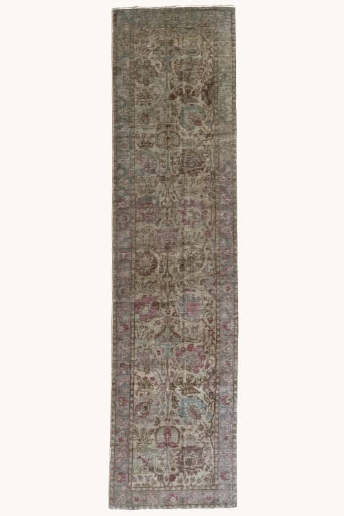 Antique Tabriz Runner Rug | Pricilla | Rugs by District Loom