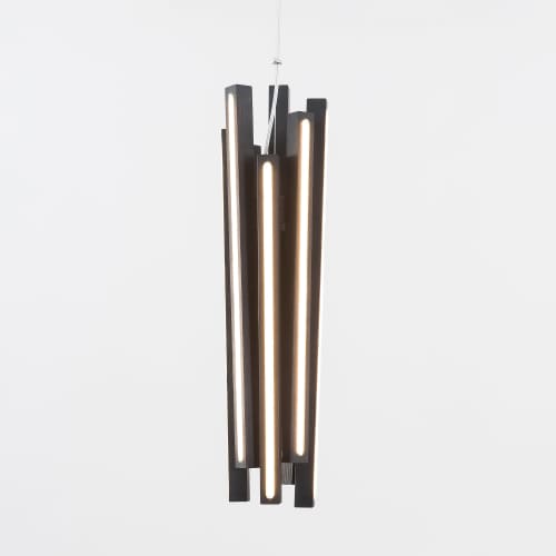 Octa | Chandeliers by Next Level Lighting. Item composed of oak wood
