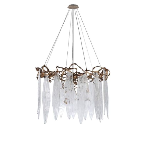 Alan Mizrahi CA1314 Niagara Round | Chandeliers by Alan Mizrahi Lighting Design