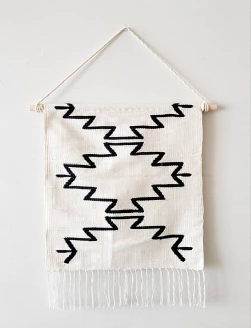 Sinai Handwoven Wall Hanging Tapestry | Wall Hangings by Mumo Toronto. Item made of cotton works with boho & country & farmhouse style