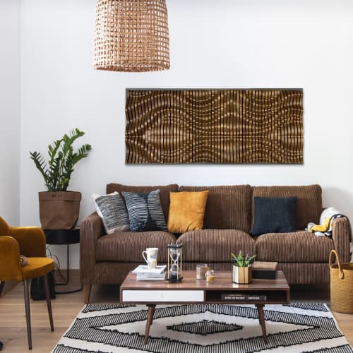 GOLIATHUS Wood Wall Art Panel / Large Wood Wall Art | Wall Sculpture in Wall Hangings by ArtMillWork Design. Item composed of wood