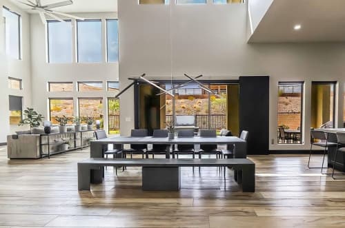 DNA chandelier | Chandeliers by Next Level Lighting. Item composed of wood and metal