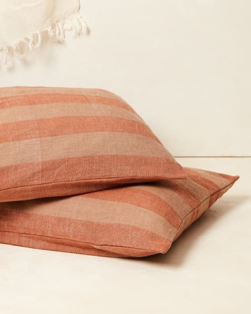 Maze Pillowcases - Sienna | Pillows by MINNA