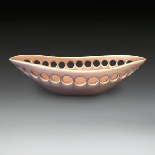 Oblong Bowl - Rhubarb | Decorative Objects by Lynne Meade