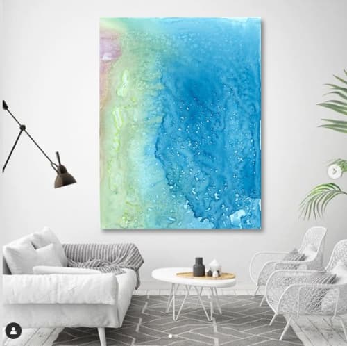 Ocean of Thought | Prints by Brazen Edwards Artist. Item made of canvas & paper