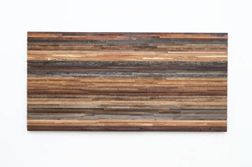 Sedimentary #3 , reclaimed wood wall art | Wall Sculpture in Wall Hangings by Craig Forget. Item made of wood works with mid century modern & contemporary style