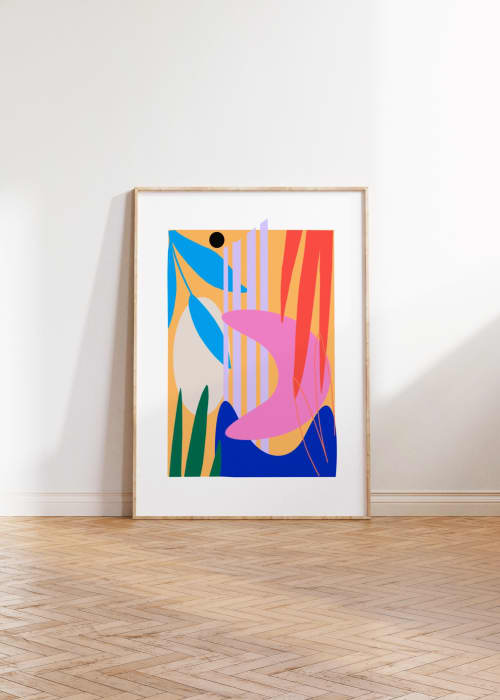 Hues Of Happiness Art Print 3 | Prints by Britny Lizet. Item composed of paper compatible with boho and contemporary style