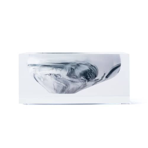 Block Bowl | Decorative Bowl in Decorative Objects by JR William. Item composed of synthetic