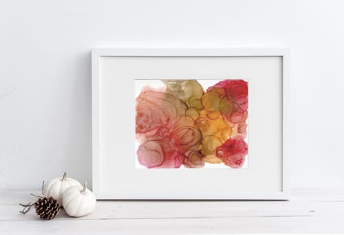 Cycle of the Season | original abstract art | Mixed Media in Paintings by Megan Spindler