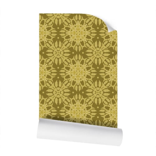 Sargassum Seaweed Pattern | Wallpaper in Wall Treatments by Sean Martorana. Item composed of paper