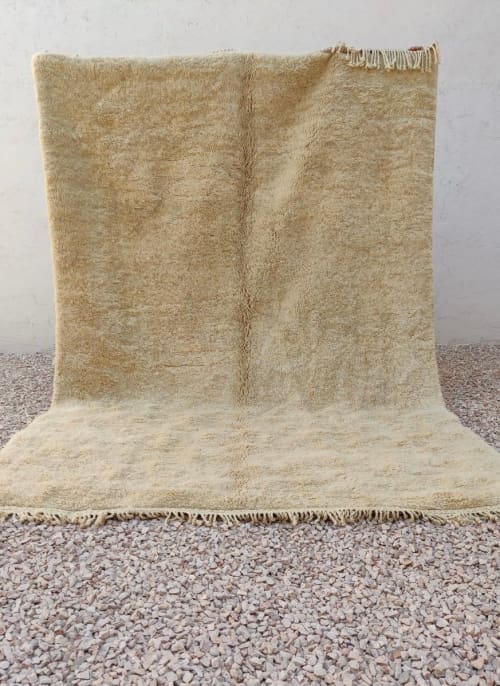 MRIRT Beni Ourain Rug “FLAX” | Area Rug in Rugs by East Perry. Item made of wool with fiber
