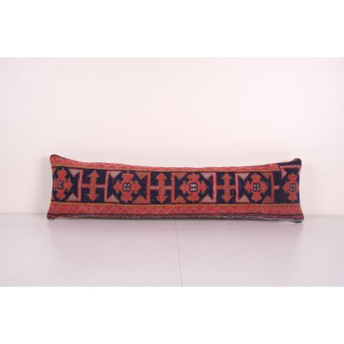 Muted Anatolian Bedding Rug Pillow, Organic Wool Ethnic Hand | Cushion in Pillows by Vintage Pillows Store