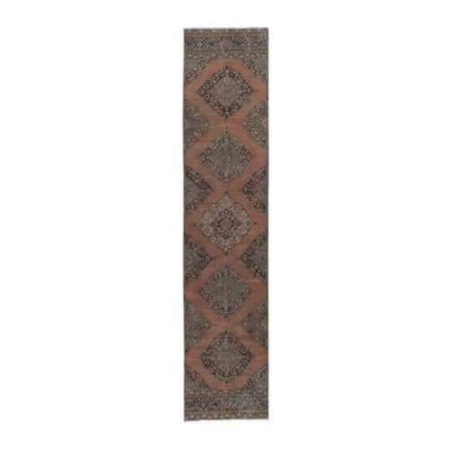 Vintage Decorative Turkish Oushak Runner 2'11'' X 13' | Area Rug in Rugs by Vintage Pillows Store
