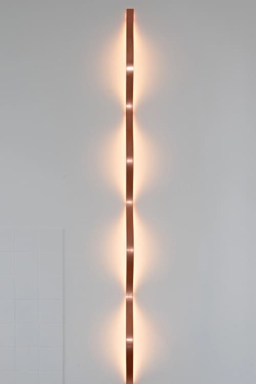 Sine Light Copper | Decorative Objects by Noah B