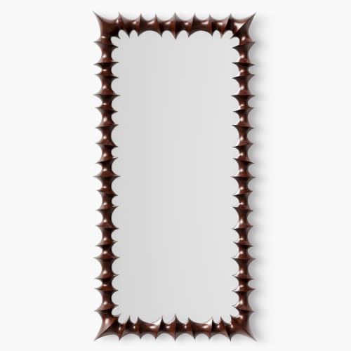 Brutalist Mirror Large Natural | Work by District Loom