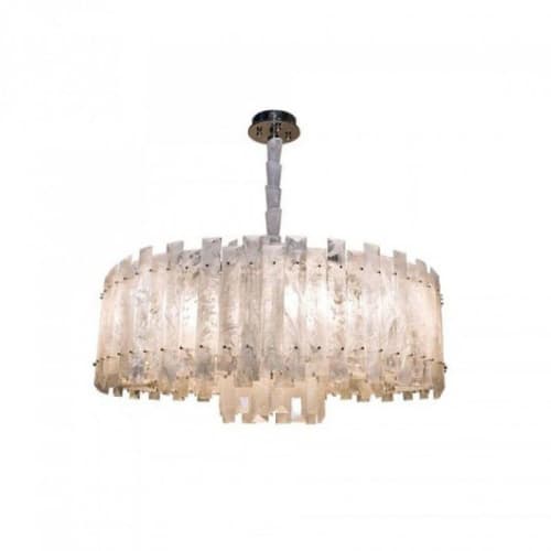 Alan Mizrahi PH0818 Petra Halo Rock | Chandeliers by Alan Mizrahi Lighting Design