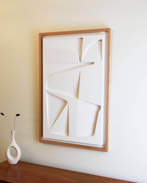 No. 11 Plaster Wall Relief | Wall Sculpture in Wall Hangings by Joseph Aurelius