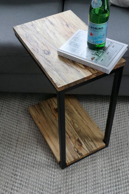 Spalted Maple Side C Table by Hazel Oak Farms Wescover Tables