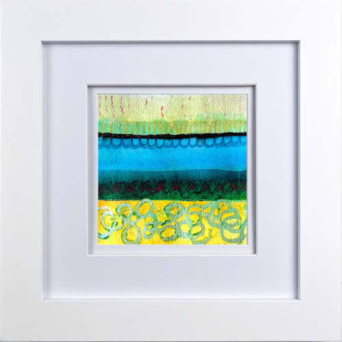 Stripes Eight | Oil And Acrylic Painting in Paintings by Kathy Ferguson Art