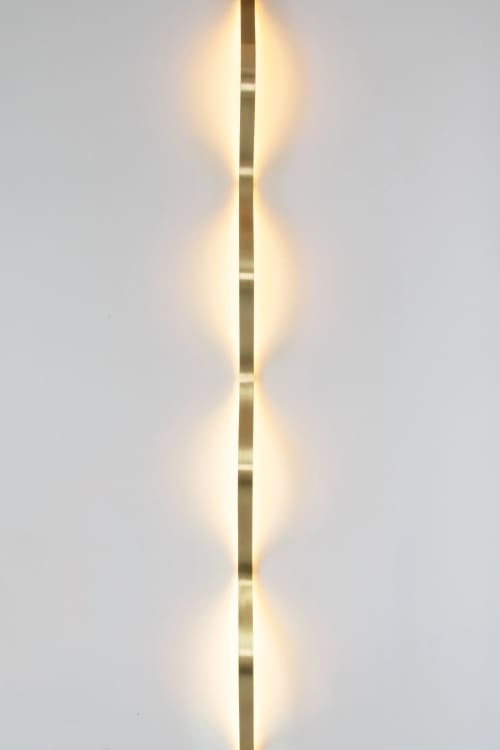 Sine Light Brass | Decorative Objects by Noah B