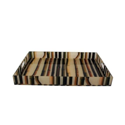 BAMBOO (Serving Tray) | Serveware by Oggetti Designs. Item made of synthetic