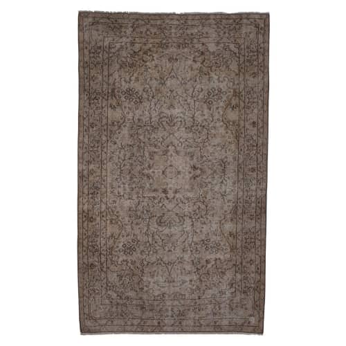 Handknotted Faded Turkish Sparta Rug - Designer Carpet | Area Rug in Rugs by Vintage Pillows Store. Item made of cotton & fiber