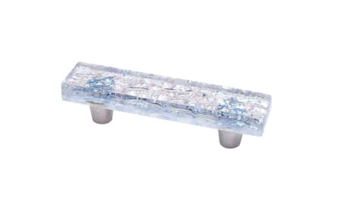 Pearl Diamond 3" CC Pull | Hardware by Windborne Studios. Item made of glass