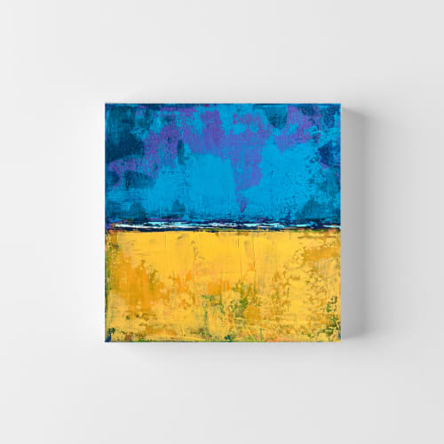 ECHOES 003 - 20x20cm | Oil And Acrylic Painting in Paintings by Lara Spadetto Art