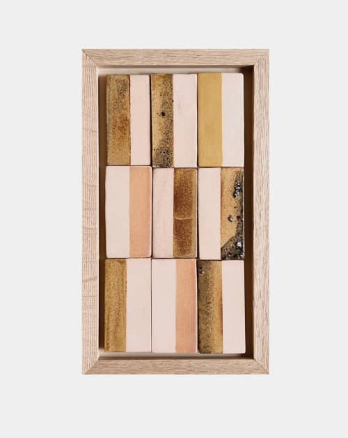 Honey, Grapefruit and Wood Ash - August 2022 | Ornament in Decorative Objects by Eliana Bernard. Item made of oak wood & ceramic