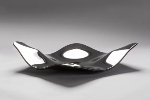 Manta Silver Platter | Serveware by PlusObject