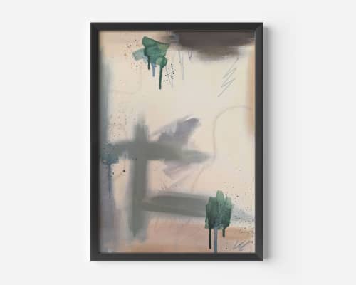 In the Quiet 16x20in – Contemporary Abstract Painting | Oil And Acrylic Painting in Paintings by Abby May
