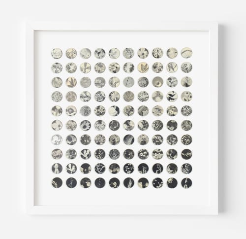 Monochrome Garden | Collage in Paintings by Amelia Coward