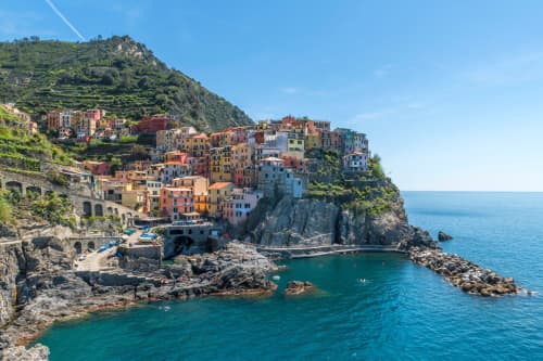 Cinque Terre, Manarola, Italy's Beautiful Coast | Photography by Richard Silver Photo. Item composed of paper
