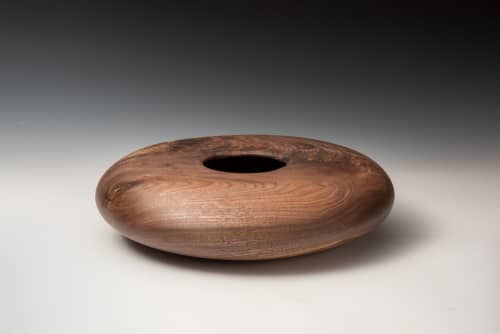 Black Walnut Vessel | Decorative Objects by Louis Wallach Designs. Item composed of walnut in contemporary style