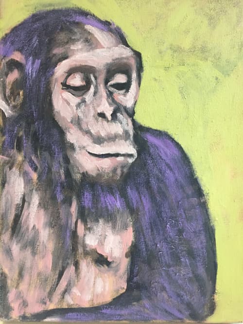 Mauve | Oil And Acrylic Painting in Paintings by Eric Farache Artist