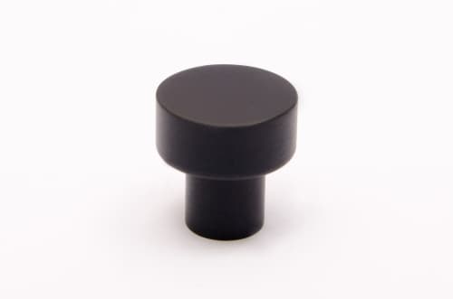 Dot 18 Black Aluminum Knob | Hardware by Windborne Studios. Item made of aluminum