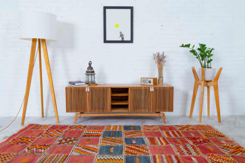 Kineko Media Console | Storage by MODERNCRE8VE. Item made of oak wood