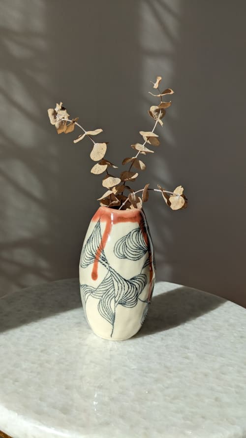 Vase | Vases & Vessels by TinyDogCeramics. Item made of ceramic