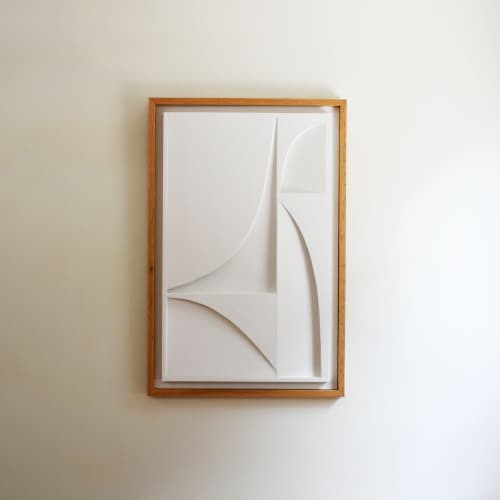 No. 28 Plaster Wall Relief | Wall Sculpture in Wall Hangings by Joseph Aurelius